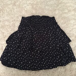 Hollister Ultra High Rise Tiered Mini Floral Skirt